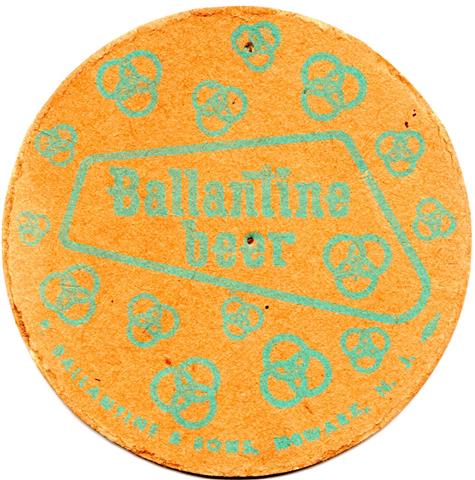 newark nj-usa ballantine rund 1a (175-ballantine beer-blau)